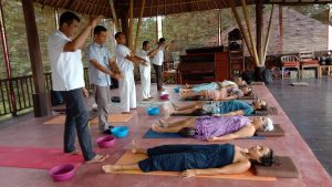 Pranic healing session